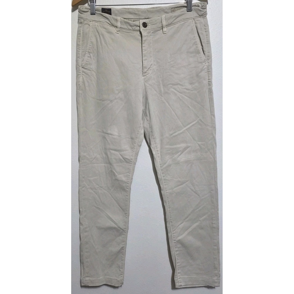 Faherty Coastline Tailored Fit Khaki Chino Pants Men 32x28.5 Beach Trouser Slack